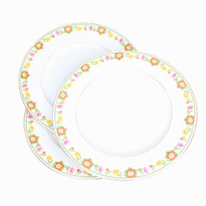 Epiag Pirkenhammer Czechoslovakia Chester Retro Pattern Dinner Plates Set of 3